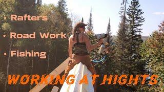 Off-Gird Log Cabin Build•Roof Trusses•Paddleboard Fishing for Walleye