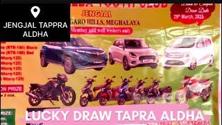 UIAHAMA RIPENGRANG TAPPRA ALDHA YOUTH CLUB LUCKY DRAW