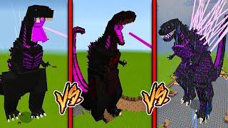 КАКАЯ ШИН ГОДЗИЛЛА САМАЯ СИЛЬНАЯ В МАЙНКРАФТ Shin Godzilla Minecraft