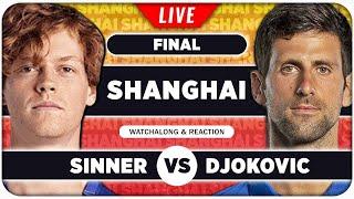 SINNER vs DJOKOVIC • ATP Shanghai 2024 Final • LIVE Tennis Watchalong Stream