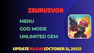 iSurvivor v1.0.19 MOD APK (Menu mod, Unlimited Gems, God Mode)