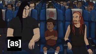 Flying In Coach | Metalocalypse | Adult Swim