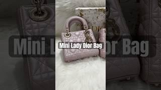 Mini Lady Dior Handbag #bag #luxurybag #dior #diorbag #ladydior #luxury #handbags