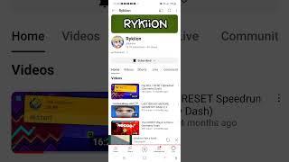 @Rykiion COMMENTED ON MY VIDEO!!!! #geometrydash