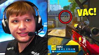 S1MPLE JUST HIT AN IMPOSSIBLE SHOT! (VAC) CSGO Twitch Clips