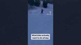 What Society Thinks Kids Want To Do All Day vs. What They Actually Want To Do