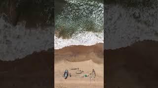 Waves crashing on Sea Beach #Gopalpur #DroneVideo #Shorts