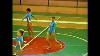 Ginástica rítmica nos Joguinhos Abertos de SC em 88