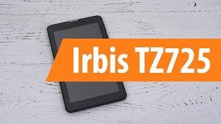 Распаковка планшета Irbis TZ725 / Unboxing Irbis TZ725