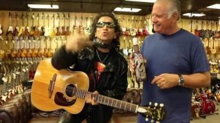 Alex Lora from the rock band El Tri stops by Norman's Rare Guitars