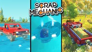 КАСТОМНЫЕ БИОМЫ с ВОДОЙ в 0.5.0 | SCRAP MECHANIC