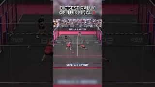 ONE of a kind rally #padelvideos #padelpro #highlights #volley