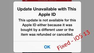 Update Unavailable with This Apple ID error on iPhone and iPad after iOS 15 - Fixed