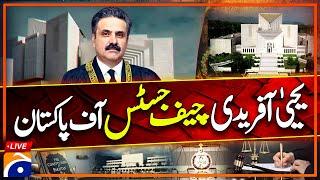 Live: Justice Yahya Afridi Appointed New Chief Justice of Pakistan | Supreme Court | Geo News