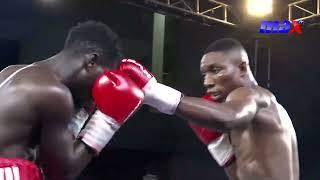 Jerry Lartey (Army) stops Emmanuel Odoi in round 3 | #Bel7StarGhanaProfessionalBoxingLeague | FN8