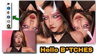 Hello b*tches Snapchat transition tutorial || HELLO B*TCHES EDITING TUTORIAL