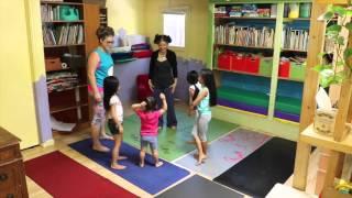 KiDo Kids Yoga Class at Magikal Child Preschool with YogaRhymes