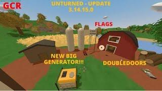 Unturned - Обновление 3.14.15.0! Двойные двери, большой генератор и флаги! #65