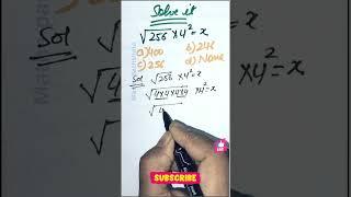 Nice Exponential Math Simplification | Find the Value of X #nice #exponential #math #mathmania