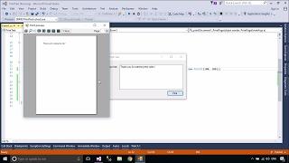 C# Tutorial - Print Text in a Windows Form | FoxLearn