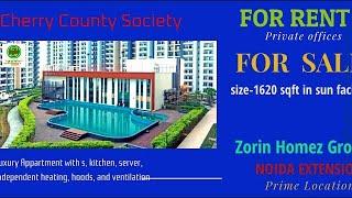 Size-1620 sqft in cheery county society | Noida Extention | zorin Homez Group contact-9457561996