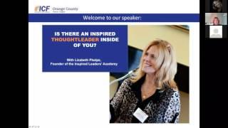 ICF OC Webinar Dec 2016: Lizabeth Phelps