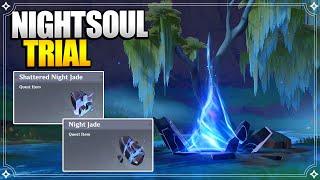 Nightsoul Trial + 5 Chests | How to use Night Jade | World Quests & Puzzles |【Genshin Impact】