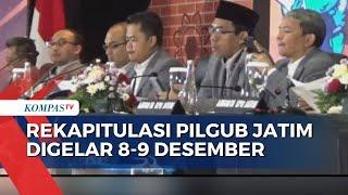 KPU Jawa Timur Gelar Rapat Pleno Rekapitulasi Pilgub pada 8-9 Desember