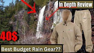 Putting Frogg Togg UL - Lite Rain Suit to Extreme Waterfall Test