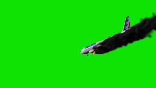 PLANE CRASH GREEN SCREEN