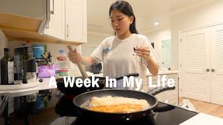 week in my life │ back home in LA, cooking a homemade meal, getting back into routine