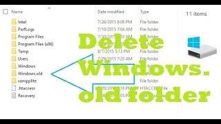 Delete Windows.old folder from Windows 10 | windows 10 | Qaiser Infotech