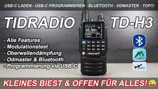 IRRE!  TIDRADIO TD-H3 - 2m/70cm & offen für alles! #afu #pmr446 #freenet