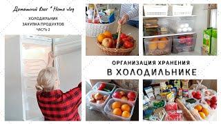 ХОЛОДИЛЬНИК  Организация хранения в ХОЛОДИЛЬНИКЕ. Закупка ПРОДУКТОВ.. - часть 2.