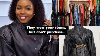 Low sales on Thrift Clothing/ Solutions from a Reseller..