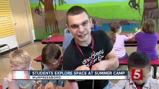 School Patrol: Students explore space at summer camp