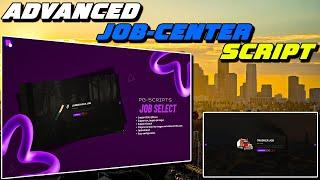 Free Advanced Job Center Script | PG-Scripts | QBCore/ESX | FiveM Tutorial #99