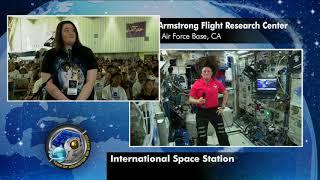 Expedition 56 Education Inflight Interview - Armstrong Flight Research Center - June 28, 2018