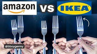 Amazon Basics Forks vs IKEA Dragon Forks Comparison