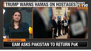 Trump Issues 'Final Warning' to Hamas: 'If You Hold Hostages, You Are Dead' | USA | Hamas | News9