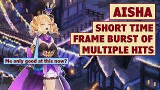 King's Raid - Aisha the Short Time Burst of Massive Hit Counts Review