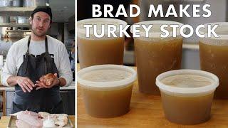 Brad Makes Thanksgiving Turkey Stock | From the Test Kitchen | Bon Appetit