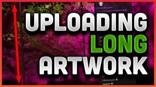 How to upload long artwork steam