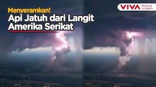 Viral Penampakan Api Seperti Turun dari Langit Tertangkap Kamera Pilot di Colorado AS