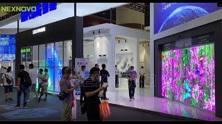 NEXNOVO transparent LED screen showed in the China 23rd CBD Fair