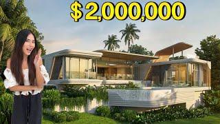 $2,000,000 (73M THB) Ultra Luxury Phuket Villa House Tour | Thailand real estate