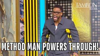Method Man Powers Through Crutches To Show His Love