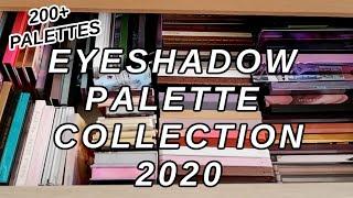 EYESHADOW PALETTE COLLECTION 2020 // All 200+ of my palettes incl. swatches