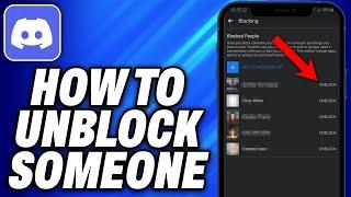 How To Unblock Someone On Discord Mobile (2024) - Easy Fix