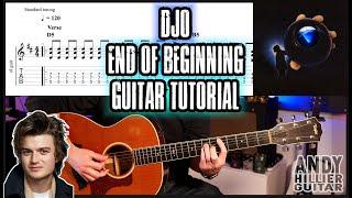 How to play Djo - End Of Beginning Guitar Tutorial (Joe Keery)